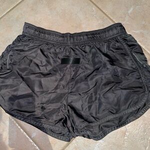 Fear of God Essentials Nylon Women’s Running Shorts Pants Black Medium M